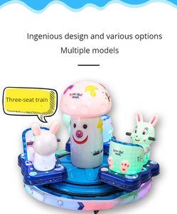 Venta Directa de Fábrica, Máquina de Juego de Columpio Operada con Monedas para Dos Personas, Atracciones de Parque de Diversiones para Niños - Product Image 2