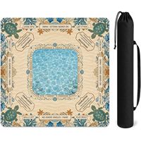 Tapis de jeu pliables en matériau diatomite, style moderne, pour la décoration de Noël et des fêtes, idéaux pour les salles de Mahjong, d'échecs et de jeux de cartes