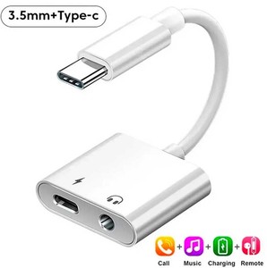 <span class=keywords><strong>Adaptateur</strong></span> OTG 2-en-1 C 3.5mm Audio Splitter Converter USB-C <span class=keywords><strong>PC</strong></span> USB Adapter Phone Charging Cable Audio <span class=keywords><strong>Jack</strong></span> Laptop Tablet - Product Image 6