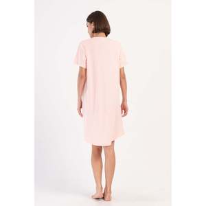 เสื้อทูนิคแขนสั้นคอกลมสำหรับผู้หญิง มีกระเป๋าทรงรี ดีไซน์เรียบหรู สวมใส่สบาย โปร่งแสง ทรงหลวม ฟรีไซส์ เหมาะสำหรับใส่ไปเที่ยวคลับ - Product Image 1