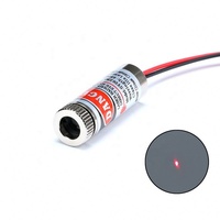 Module laser rouge 650 nm 5 mW, point, ligne, croix, tête laser réglable, tube, 5 V, qualité industrielle