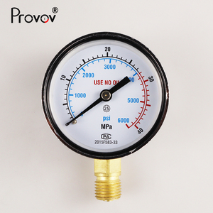 <span class=keywords><strong>Manomètre</strong></span> de haute précision pour la mesure de la pression des gaz <span class=keywords><strong>et</strong></span> de l'air (MPa 0-15, 40, 0-100, 300, 3000, 3500, 4000 psi) - Product Image 1