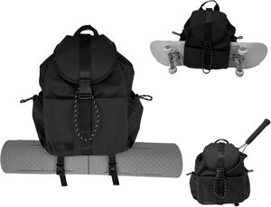 Échantillon gratuit Logo personnalisé directement de l'usine Sport de plein air Sac à dos imperméable pour planche à roulettes Sac d'école pour hommes planche à roulettes de sport - Product Image 2