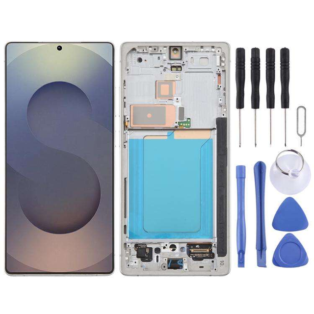 AMOLED Full LCD Display Screen with Frame for Samsung S25 Ultra with 1 Year Warranty for Samsung S25 ULTRA LCD Replacement