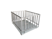 Balance numérique pour animaux personnalisable de 500 kg, 1000 kg, 3000 kg avec barrière de sécurité pour ranch