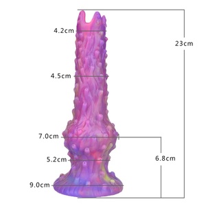 YOCY Firefly Color Stick Push Ovipositor, Juguete Erótico Inflable con Luz en la Oscuridad, Ovipositor Alienígena de Empuje Manual - Product Image 2
