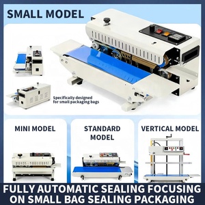 Machine de scellage à bande continue rapide et automatique à bas prix pour sachets de sucre, bonbons et snacks en PE/PVC, pour usage commercial et domestique - Product Image 5