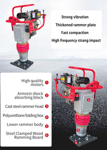 Chất lượng cao xăng trái đất rammer compactor rung tamping cho nền tảng đường xây dựng động cơ động cơ lõi nhà máy bán - Product Image 6