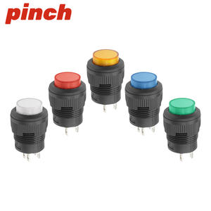 Interruptor de Botón Pulsador R16-503A AD B BD 125V con Terminal de Tornillo IP40 de Plástico con Luz LED y Función de Bloqueo y Reinicio Automático - Product Image 4