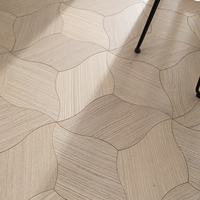 Parquet en chêne en gros, dalles géométriques multicouches en bois à joint mâle et femelle