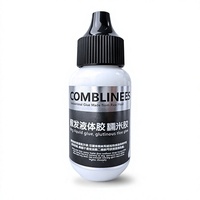 Kit de fixation et de détachement pour perruques en matériaux composites, avec colle à dentelle, gel capillaire super-résistant et agent de détachement, résistant à l'eau, pour la partie frontale