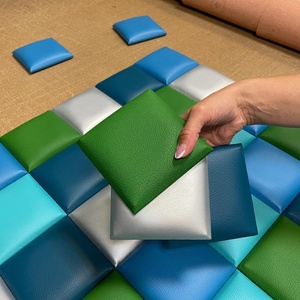 <strong>UK</strong> Home Decor <strong>Wall</strong> Decor 3D 4D Classic <strong>Art</strong> PU Interior Leather <strong>Wall</strong> Paneling Acoustic Panel - Product Image 5