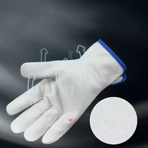 204160 WFB159 toptan dayanıklı nefes deri iş güvenliği eldiveni - Product Image 3