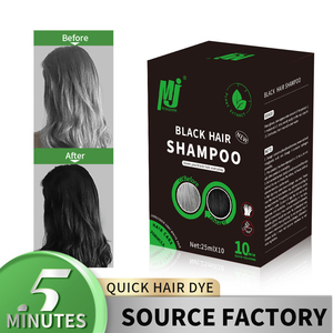 Shampoo de la meilleure qualité pour la coloration des cheveux avec produit biologique pur, teinture capillaire naturelle en 5 minutes, shampooing noir en stock - Product Image 3