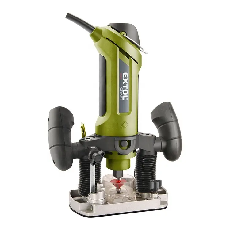 408010 EXTOL Craft 6.3ミリメートル600W Speed Variable Portable Power Woodworking Plunge Router Electric Wood Milling Machine