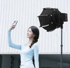 Mini parabole professionnelle pour éclairage LED de studio avec grille et monture Bowens, 30 cm, pour photographie - Product Image 4