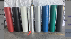 Membrane d'étanchéité en aluminium autocollante avec adhésif thermosensible pour la réparation des toitures métalliques et la protection antirouille - Product Image 6