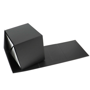 Caja de Embalaje de Cartón Negro Personalizada, Caja Rígida de Regalo con Tapa, Cajas de Embalaje de Cartón Mate para Envíos - DH10192 - Product Image 3