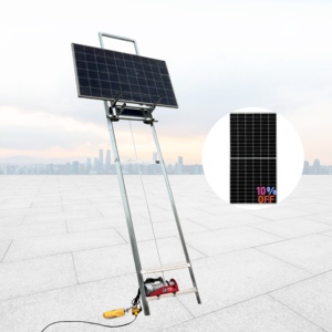 Ascenseur de cargaison électrique hydraulique à bas prix ascenseur de panneau solaire 200kg échelle pliante levage électrique pour les travaux de toiture - Product Image 4