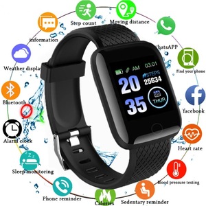 Wholesale 116s Smart Watch Fitness Tracker with <strong>Blood</strong> <strong>Pressure</strong> <strong>Monitoring</strong> TFT Display Android Operated <strong>Wrist</strong> Band Bracelet - Product Image 4