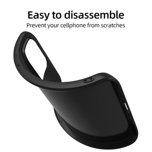 Coque de téléphone souple en Tpu mat pour <span class=keywords><strong>iphone</strong></span> 16 15 14 13 12 11 Pro Max Mini X Xs Xr 7 8 Plus <span class=keywords><strong>6S</strong></span> couverture arrière noire anti-empreintes digitales - Product Image 6