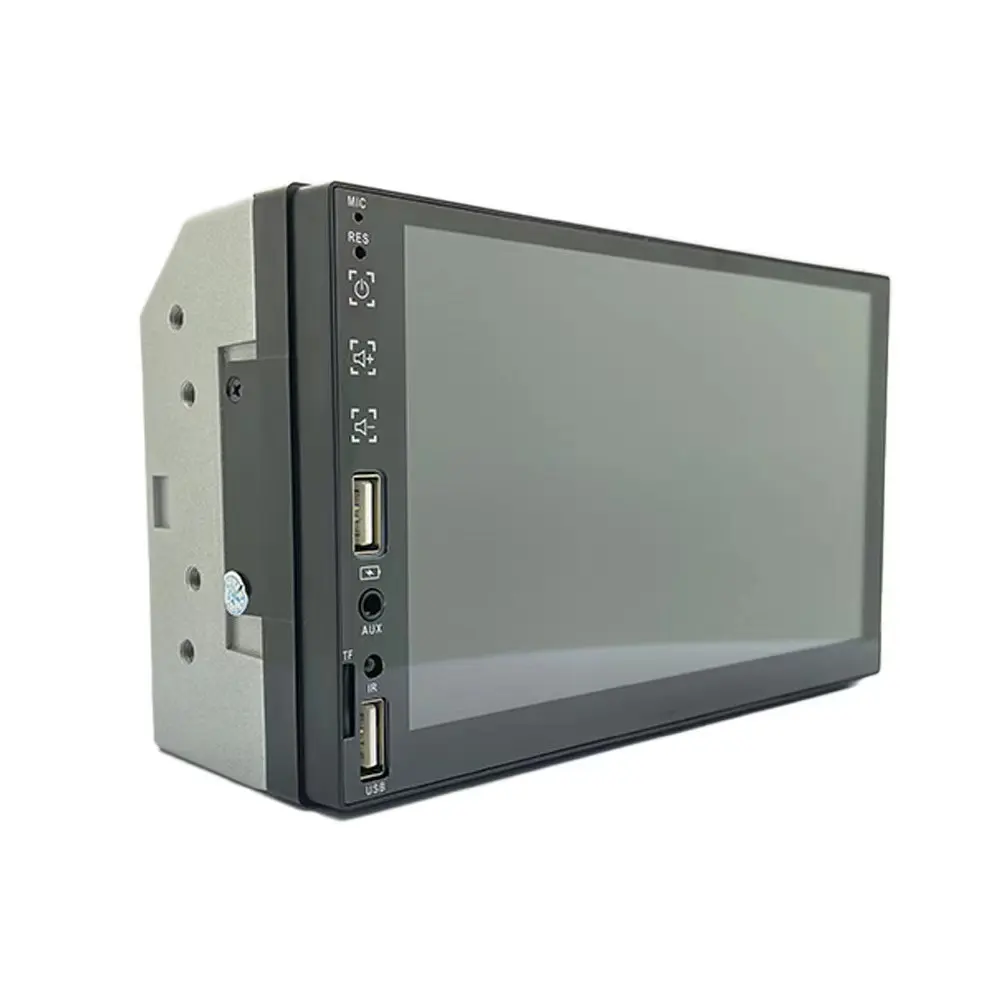 راديو تلقائي 2 الدين 7 بوصة تعمل باللمس سيارة ستيريو مشغل وسائط متعددة مرآة رابط/FM/USB/TF FM كاميرا