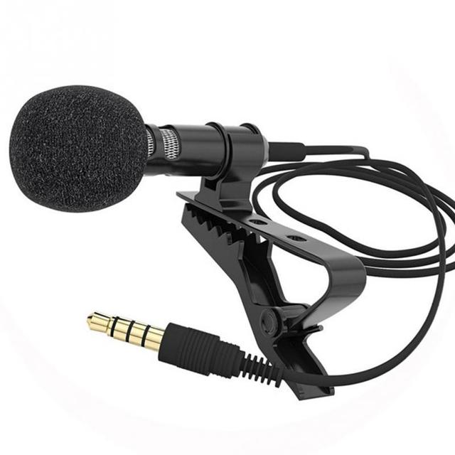 1.5/3M Mini Portable Hands Lavalier Lapel Microphone for Ios Android Cell Phone Laptop Tablet Recording HOT