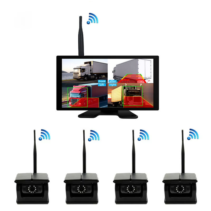 Ensemble Standard Noir (avec quatre caméras)