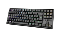 Clavier mécanique de jeu rechargeable USB Type C 2,4G, 61 touches Qwerty, interrupteurs rouges, pavé tactile, résistant aux déversements, éclairage RVB, CE ROHS REACH