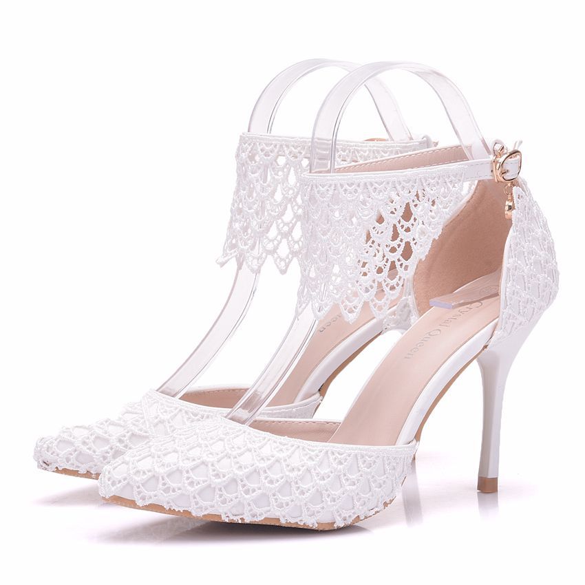 Amazon.com: getmorebeauty - Zapatos de tacón alto para mujer, color blanco  y negro, Blanco, 7.5 : Ropa, Zapatos y Joyería