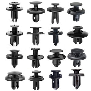 Clips de fixation auto noirs pour pare-chocs de porte de voiture, garniture de pare-chocs, rivets et clous de fixation de pare-chocs - Product Image 1
