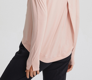 Top corto de manga larga para chica, Sujetador deportivo Sexy para Yoga y Mallas para hacer ejercicio, ropa de gimnasio para correr, Top corto de manga larga, Sujetador deportivo - Product Image 3