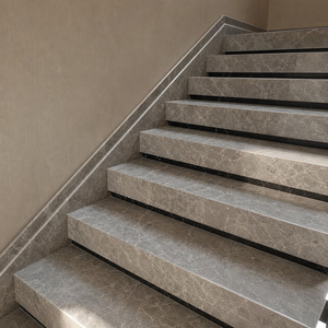 Escalera Recta de Mármol Premium para Proyecto Residencial con Material de Piedra de Alta Calidad y Diseño Refinado - Product Image 3