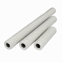 Cartouche filtrante industrielle DM efficace pour le traitement de l'eau |   Coton dégraissé en acier inoxydable pour squelette
