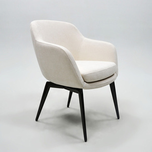 Fauteuil de salon en cuir moderne et minimaliste de luxe léger, chaise de loisirs individuelle pour restaurants, salons, chambres, hôtels, balcons - Product Image 1