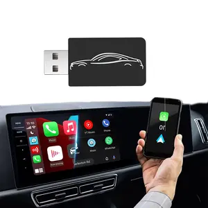 자동차 AI 박스 안드로이드 자동 IOS 무선 카플레이 USB 어댑터 동글 포드 렉서스 아우디 벤츠 BMW 스코다 닛산 현대 도요타