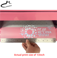 Impresora DTF A3 XP600 de 13 Pulgadas para Ropa, Máquina de Impresión para Camisetas, Ideas para Pequeños Negocios, Impresora DTF Rosa