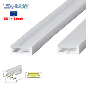 Tube en silicone encastré, flexible, blanc, en silicone, <span class=keywords><strong>pour</strong></span> bande lumineuse <span class=keywords><strong>LED</strong></span> - Product Image 1