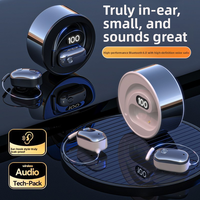 Earbud Nirkabel Mikrofon Chipset JL Indikator LED HD HiFi ANC Kontrol Sentuh Pengait Telinga Headset Olahraga Tahan Air IPX-64