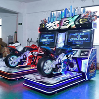 Machine de jeu d'arcade de course Double Animation DA-030 avec écran de 42 pouces, à monnayeur, prise UE, personnalisable pour les centres de jeux