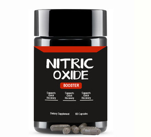 En stock : Complément d'oxyde nitrique avec L-Arginine pour soutenir l'énergie, la récupération rapide, la santé cardiaque et la croissance musculaire - 60 capsules - Product Image 1