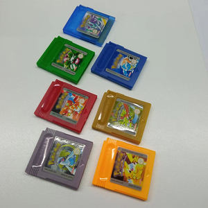En Stock espagnol allemand italien jaune rouge or <span class=keywords><strong>vert</strong></span> <span class=keywords><strong>bleu</strong></span> argent cristal Version Gameboy GBC jeu de cartes - Product Image 3