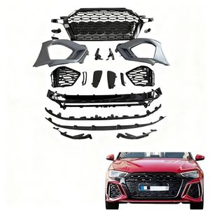 Kit Carrozzeria Aggiornato per Conversione Auto, Paraurti Frontale per <span class=keywords><strong>Audi</strong></span> <span class=keywords><strong>A3</strong></span> Sedan 8V 13-16, Trasformazione in RS3 20-24 - Product Image 6