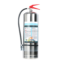 Extincteur portatif de batterie au lithium d'acier inoxydable avec l'agent de mousse de chariot pour la lutte contre l'incendie