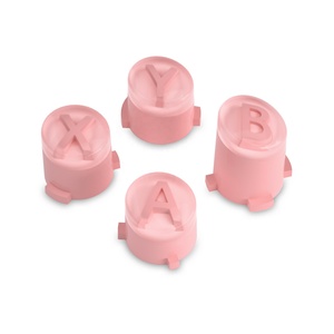ปุ่มแอคชั่น EXtremeRate สีแดงอ่อนและใส พร้อมสัญลักษณ์คลาสสิก ปุ่ม ABXY สำหรับคอนโทรลเลอร์ Xbox Series X S - Product Image 4