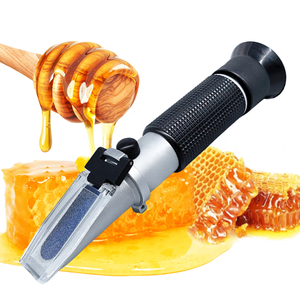 3ใน1เครื่องวัดค่าความหวานของน้ำผึ้งแบบมือถือ58-90% เครื่องวัดความเข้มข้นของน้ำตาลบริกซ์38-43% อุณหภูมิน้ำ12-27% - Product Image 1