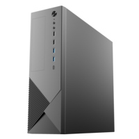 Ruix Slim Micro-ATX Aluminum Alloy Desktop Computer Case HD Audio High Efficient Classic Office PC with USB Port Mid Tower