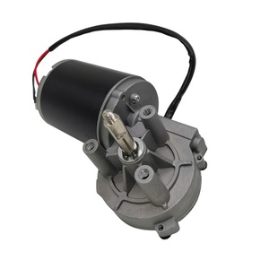 มอเตอร์เปิดประตูแบบปรับแต่งได้จากผู้ผลิต 12V 24V 60 รอบต่อนาที มอเตอร์เกียร์หนอน DC สำหรับประตูโรงรถ - Product Image 2