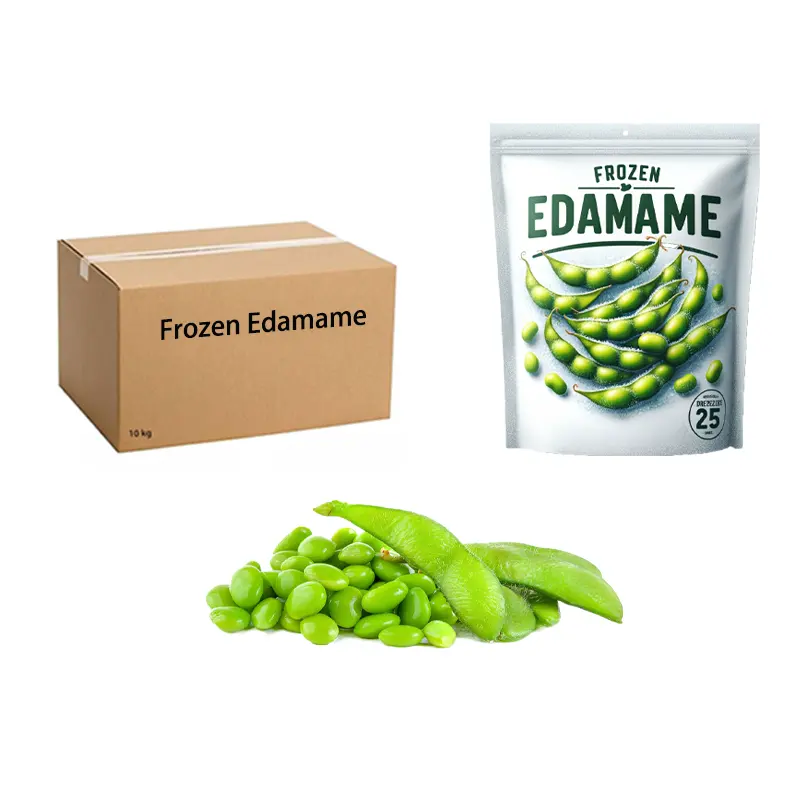 जैविक ताजगी जमे हुए एडामे पॉड्स उच्च गुणवत्ता वाली जमे हुए सब्जियां एडामे खुदरा आयातकों और थोक बाजारों के लिए आदर्श