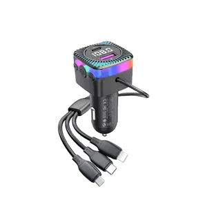 אוזניות רכב חדש כחול-שיניים 5.3 משדר fm כפול usb 6w USB מטען מהיר אלחוטי אלחוטי אודיו מקלט נגן MP3 מקלט אודיו